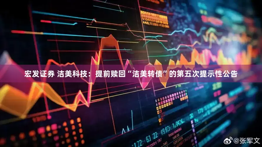宏发证券 洁美科技：提前赎回“洁美转债”的第五次提示性公告